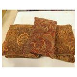 5 Traditional Jacquard Woven Accent Pillows
