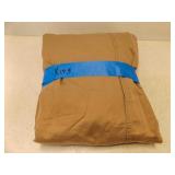 Khaki King Size Sheets With No Pillow Cases