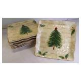 Christmas Tree Holiday Dinner Plates