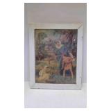 Framed 'Caring For Garden' Print By Margaret Ayer