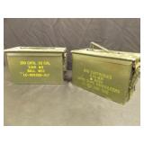 Metal Ammo Boxes (2)