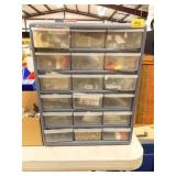 18 Drawer Organizer w/ Contents