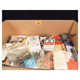 Box of mostly Drill Bits, Pieces
