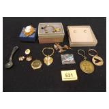 Keychains; Cameo Pins; Earrings; Chain Extensions