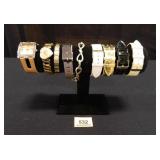 Watch; 4 Bracelets; 4 Bands w/Buckles