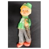 Swiss Boy Soft Plastic Toy; 8½" h. no markings