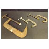3 Metal Clamps