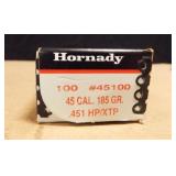 XTP Hornady 45 CAL Bullets
