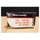 XTP Hornady 45 CAL Bullets