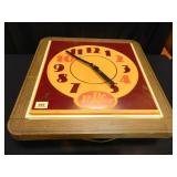 Dr. Pepper Clock; 22" Square