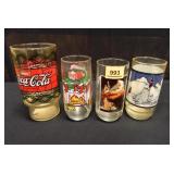 Collectible Coca Cola Glasses (4) Assorted Styles