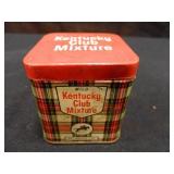 Kentucky Club Mixture Tobacco Tin; 1 oz. tin
