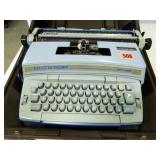Coronet Super 12 Electric Typewriter; Powers Up