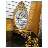 Wall Décor; Mirror; Shelf; 2-Candle Sconces