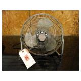 Home Trends Table Top Fan; Powers Up