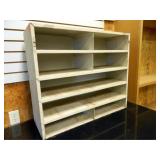 Wooden Cabinet w/shelves; 11¼" x 31¾" x 27" h