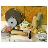 Weather strip, Joint Tape; Paper Rolls; Paint