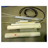 PVC Pieces; Tubing; 1-piece copper; Steel Tubes