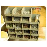 Nail Assortment; 19 Plastic Containers