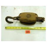 Wooden Pulley; Vintage