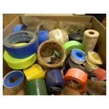 Tape; Turntable; Safety Glasses; String