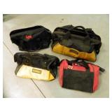 Canvas Tool Bags; (4)