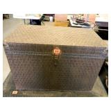 Wicker Look Trunk; Pressed Wood Interior