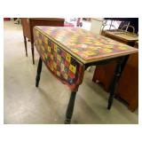 Drop Leaf Table; Project Piece; 30" h. x 33" x 24"