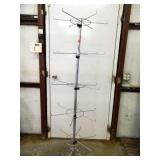 Carousel Peg Display Rack; 65½" h.