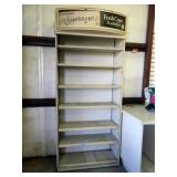 Metal Shelving; 35½" x 81½" x 14"