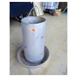 Chicken Feeder; 20" h; Base-16½" diam.