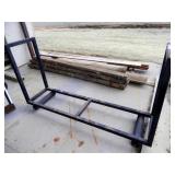 Wood Rack;; 15½" x 33" x 60" ; Metal