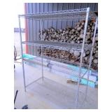 Shelving Unit; 24" x 48" x 62" ; Rust on Shelves