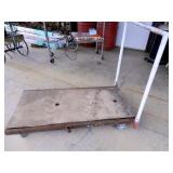 Cart/Flat Dolly; Metal Frame; Large Castors
