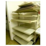 Double sided metal shelf (12 shelves total)
