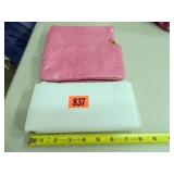 Clutch Purses; 1-White; 2 Pink-soft Vinyl; New