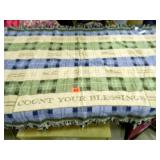 Plaid Mini Throw; 46" x 33" ; New w/tag