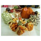 Stuffed Pumpkins-8; Assorted Sizes