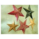 Metal Star Assortment; (5)