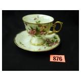 Cup & Saucer; Cup-April Sweet Pea; Ucagco