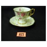 Cup & Saucer; Cup-January Carnation; Ucagco