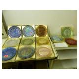 Imperial Glass Corp. 12 days of Christmas Plates