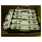 Cases (6); Have Velcro inside; 2" x 8" x 11"