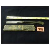 Straight Razor; w/box