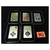 Zippo Lighters; Major League Baseball; New; (5)