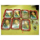 Coca-Cola Trays (7); Paint is Peeling; Rust