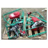 Single cable climber powered stirrup (Swinging