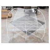 Metal Decorative Bench