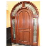 Arched Door EntryWay with Sidelights