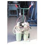Cutting Torch w/ hoses, bottles, dolly